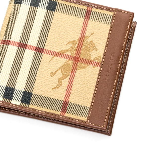 BURBERRY - BI-FOLD WALLET WALLET IN COATED CANVAS - Picture 1 of 8